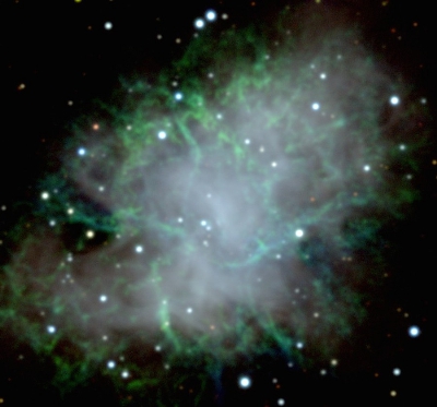MuSCATで撮像された かに星雲(M1)
