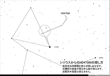 星図：47366探し方