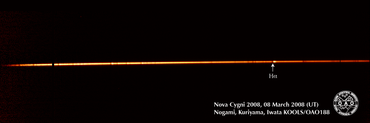 nova cyg 2d spectrum
